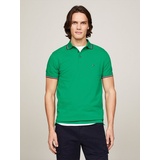 Tommy Hilfiger Poloshirt »1985 RWB TIPPED SLIM POLO«, Gr. L, olympic green, , 38842357-L