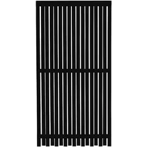 Plus Sichtschutzelement 90 x 180 cm Schwarz/Holz