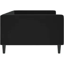 vidaXL Tagesbett 100 x 200 cm Schwarz