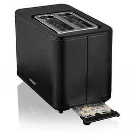 Cloer 3830 Digitaler Toaster Schwarz matt (900 Watt, Schlitze: 2)