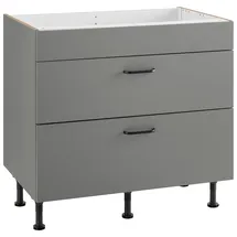 OPTIFIT Kochfeldumbauschrank Elga 90 x 58,4 x 87 cm Grau