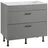 OPTIFIT Kochfeldumbauschrank Elga 90 x 58,4 x 87 cm Grau