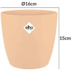 ELHO Blumentopf 2,2l 16x14,7 cm nude