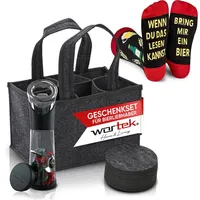 WORTEK lustige Geschenke für Männer Geburtstag - Männerhandtasche Bier
