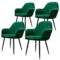 ML-Design Esszimmerstuhl, Grün, 43x83x58 cm, Esszimmer, Stühle, Esszimmerstühle, Armlehnenstühle