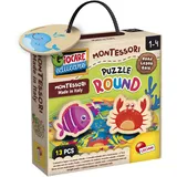 Lisciani Montessori Holz-Puzzle Round