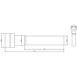 WOLF-Garten Wolf Dachdurchführung DN 160 Rot