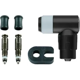 Schwalbe ClikValve Umrüst-Set SV mit Pumpenkopf - schwarz