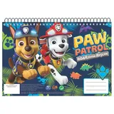 PAW PATROL Kreativset Paw Patrol Dino Rescü A/4 Spiral-Skizzenbuch 30 Blatt blau