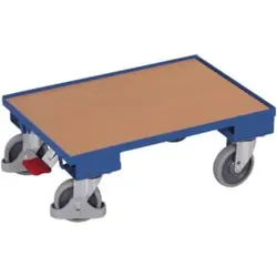 VARIOfit Euro-System-Roller mit Boden (10 mm Rand) Zentralbremse EasySTOP