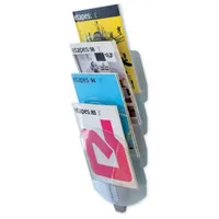 Paperflow Prospekthalter Verto 4067TT.35 4Fächer A4 tr 3660141880311 Paperflow