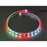 BerryBase digitaler LED RGB NeoPixel Stripe, IP65 vergossen, 30 LEDs, schwarz, Smarter LED-Lichtstreifen