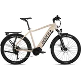 ADORE E-Bike »STX-600«, 9 Gang, Shimano, Cues, Mittelmotor 250 W, Pedelec, Elektrofahrrad für Damen u. Herren beige