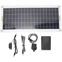 12 V Solar-wasserpumpe, 4 Db, Geräuscharm, 19 W, Brunnengenerator Für Zuhause, Auto, Boot, Garten, 50 W