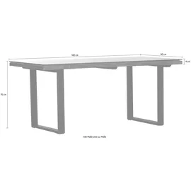 GUTMANN FACTORY Magic 180 x 76 x 90 cm braun