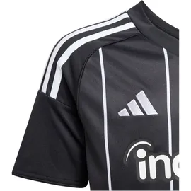 adidas Eintracht Frankfurt Ausweichtrikot 25/26 Kinder schwarz/weiß Gr. 176
