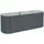 vidaXL Garten-Hochbeet verzinkter Stahl 240 x 80 x 81 cm Grau