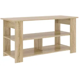 vidaXL Sonoma-Eiche TV-Lowboard 100 x 40 x 50 cm Eiche Holzwerkstoff