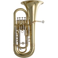 Roy Benson Bb-Euphonium EP-303 (Professionelles Blasinstrument, mit Goldmessing Mundrohr, Neusilber Außenzüge, Edelstahl Ventile, mit komfortablem Formetui)