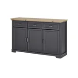 Innostyle Sideboard Jasmin Dekor Grau Graphit