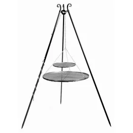 Cook King Schwenkgrill 180 cm inkl. Doppelrost Ø 80 + 40 cm Rohstahl