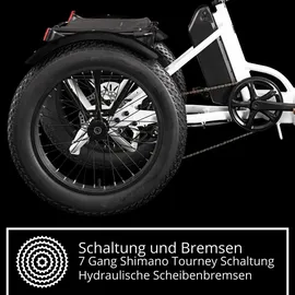 remington-fahrrad R100 20 Zoll RH 38 cm weiß
