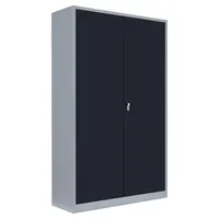 Lüllmann XXXL Stahl-Aktenschrank Metallschrank abschließbar Werkzeugschrank 4 Fachböden, 530378