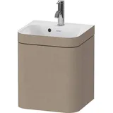 Duravit Happy D.2 Plus Möbelwaschtisch c-bonded mit Unterbau, wandhängend 400 x 360mm × leinen