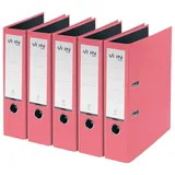 Leitz Ordner DIN A4 80 mm Pink 5 St.