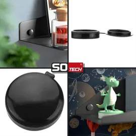 SOTech Kunststoffabdeckkappe für Schrauben schwarz 100 Stück)