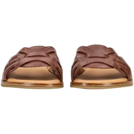 Gabor "Gabor Pantoletten Leder", Damen, braun, Leder, Schuhe Pantolette