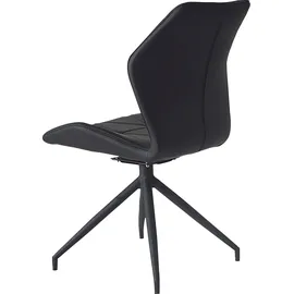 byLIVING Esszimmerstuhl IMKE Kunstleder schwarz 2er Set