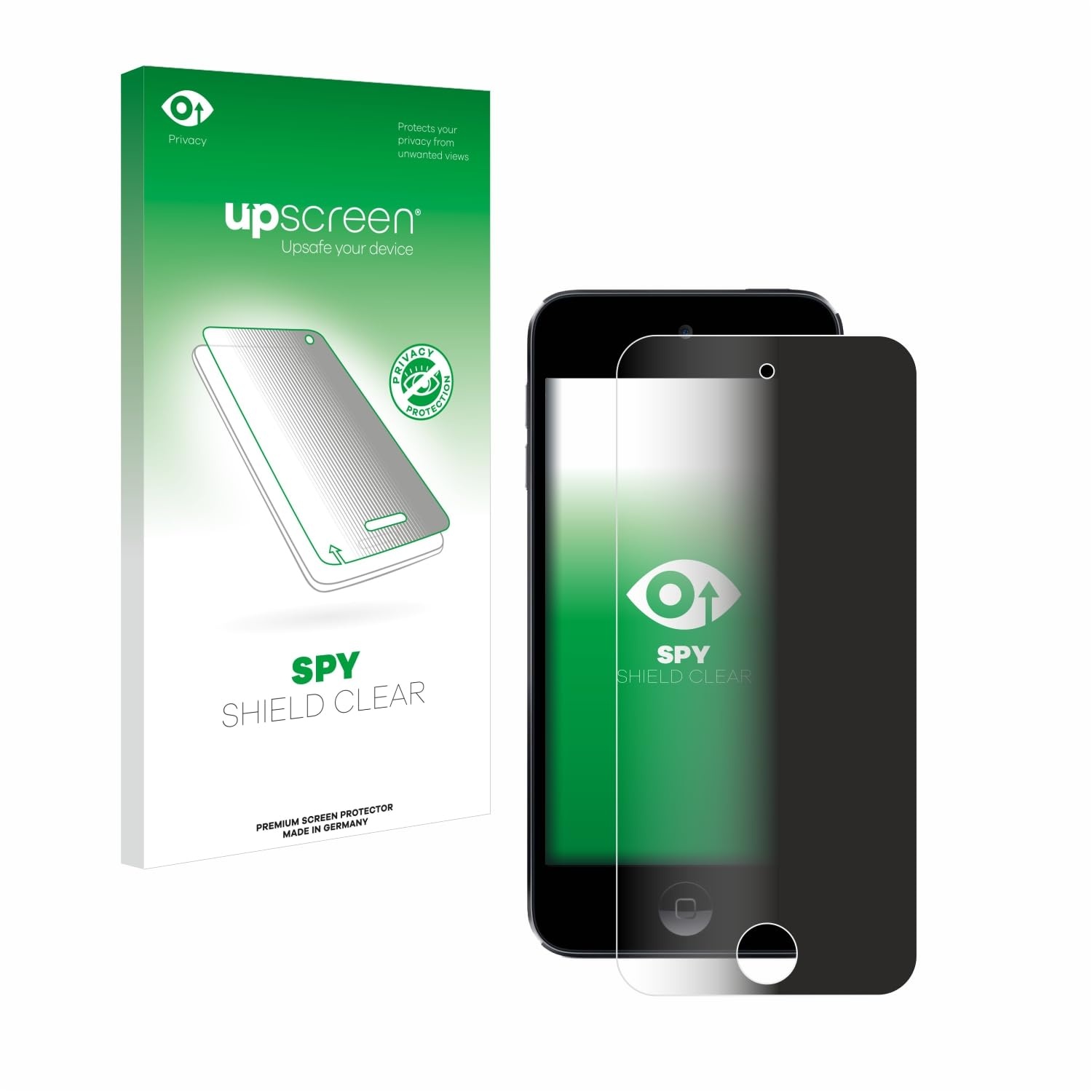 upscreen Anti-Spy Blickschutzfolie für Apple iPod Touch (Gen.5/6/7) Privacy Screen Displayschutz-Folie [Sichtschutz, Blaulichtfilter]