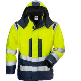 Fristads HI-VIS Airtech® Damen Winterjacke Gr. 3XL gelb/marine, 100% Polyester 126547-171