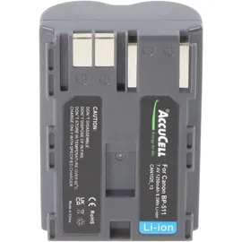 AccuCell Akku passend für Canon BP-511 Akku BP-511A, BP-508, BP-512, BP-514
