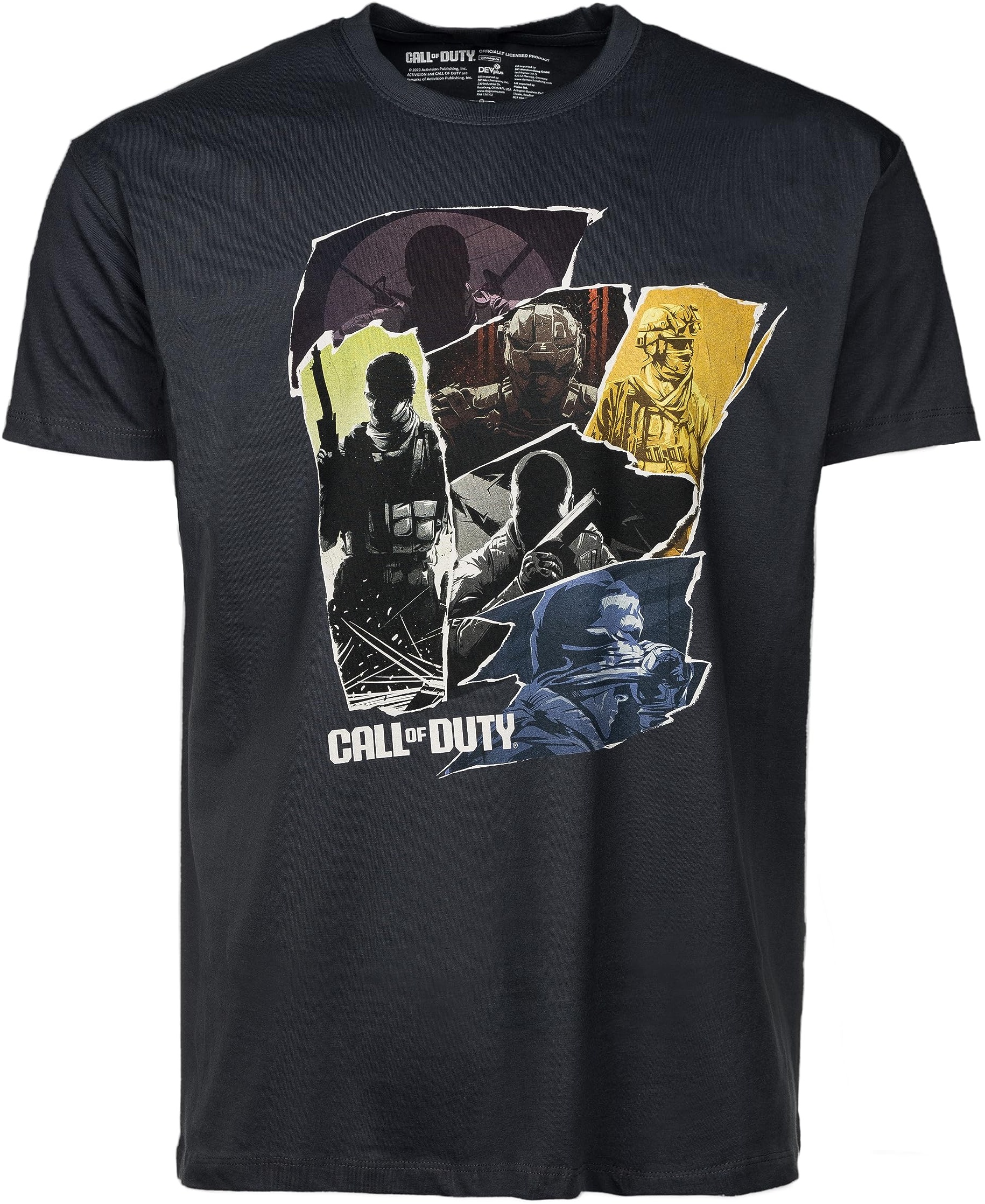 Call of Duty Unisex T-Shirt "Keyart Collage" Black Size XXL