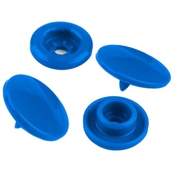maDDma Druckknopf »50 Druckknöpfe Kunststoff rund«, 12mm blau Ø 1.2 cm