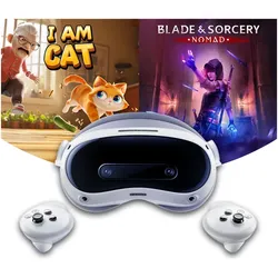 PICO Virtual-Reality-Brille "4 Ultra", weiß, B:16,5cm H:8,4cm T:25,6cm, VR-Brillen