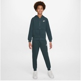 Nike Sportswear Trainingsanzug CLUB FLEECE BIG KIDS' FULL-ZIP TRACKSUIT grün L (152/158)