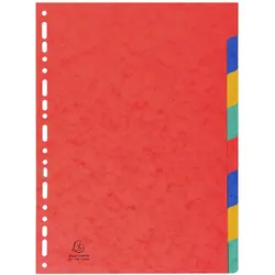 Exacompta Register aus Manilakarton 225g/qm, 8 Positionen, für Format DIN A4