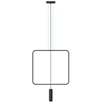 Sollux Lighting Pendellampe Hängeleuchte Deckenlampe Schwarz Stahl 1-Flammig Wohnzimmerlampe