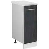 Vicco Unterschrank Apothekerschrank 30 x 46 x 81,5 cm Schwarz