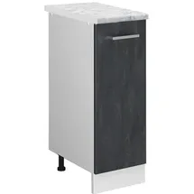 Vicco Unterschrank Apothekerschrank 30 x 46 x 81,5 cm Schwarz