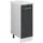 Vicco Unterschrank Apothekerschrank 30 x 46 x 81,5 cm Schwarz