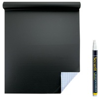 SECURIT selbstklebend Kreidetafel Rolle, 100 x 45 cm, schwarz (cs-wall-100)