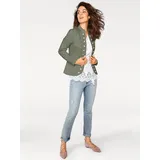 Heine Jersey-Blazer in oliv | Gr.: 48