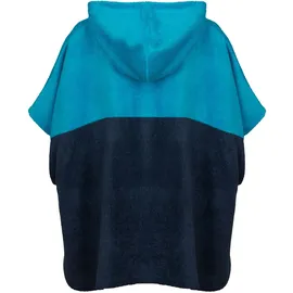 TROLLKIDS Badeponcho Kvalvika Surf Blau 98