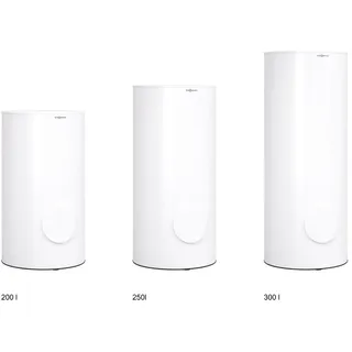 Viessmann Vitocell 300-V EVWA-300-S3 Edelstahl-Speicher-Wassererwärmer, 200l, Vitopearlwhite Z028531