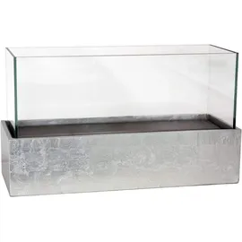 Vivanno Windlicht Candelito Fiberglas Silber