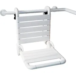 Einhängesitz, klappbar Nylon Serie 400 (Ausführung: Einhägesitz klappbar 380x564x459mm weiß)